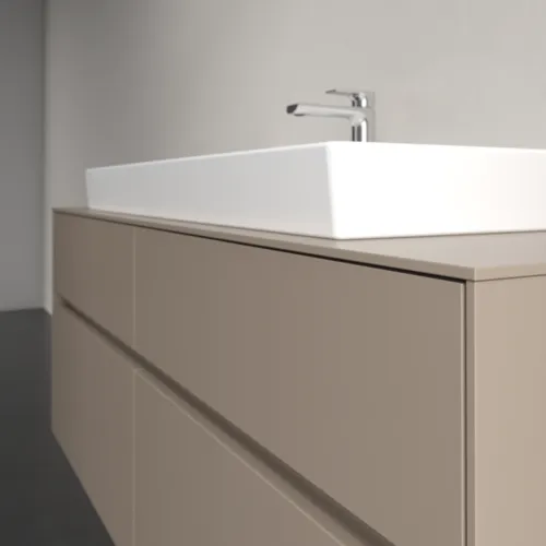 VILLEROY BOCH Toaletní skříňka Collaro, 4 výsuvy, 1400 x 548 x 500 mm, taupe / taupe #C09200VM, obrázek 5