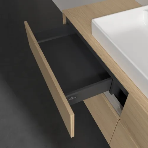 VILLEROY BOCH Toaletní skříňka Collaro, 4 výsuvy, 1400 x 548 x 500 mm, severský dub / severský dub #C08800VJ, obrázek 7