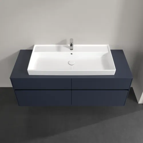 VILLEROY BOCH Toaletní skříňka Collaro, 4 zásuvky, 1400 x 548 x 500 mm, Marine Blue / Marine Blue #C09200VQ, obrázek 4