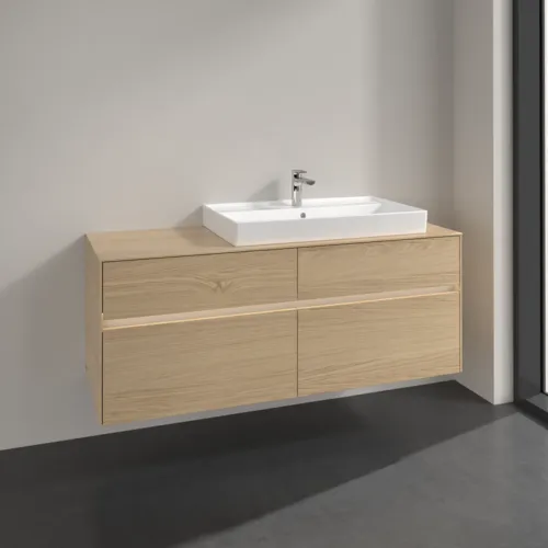 VILLEROY BOCH Toaletní skříňka Collaro, s osvětlením, 4 výsuvy, 1400 x 548 x 500 mm, severský dub / severský dub #C090B0VJ, obrázek 2