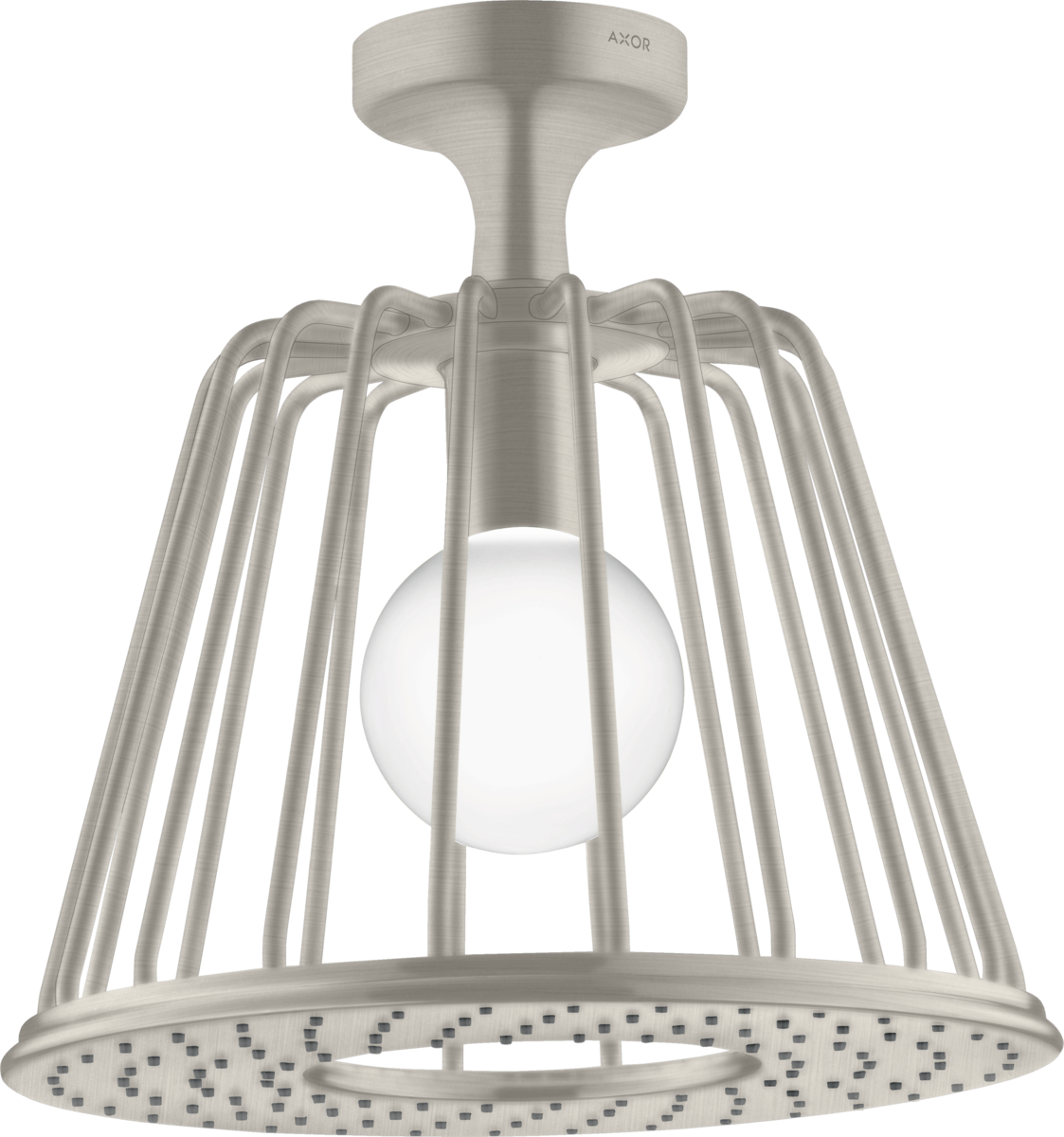 HANSGROHE AXOR LampShower/Nendo LampShower 275 1jet se stropním připojením #26032800 - nerezová ocel Optic