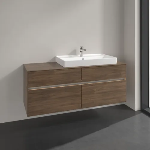 VILLEROY BOCH Toaletní skříňka Collaro, s osvětlením, 4 výsuvy, 1400 x 548 x 500 mm, Arizona Oak / Arizona Oak #C090B0VH, obrázek 2
