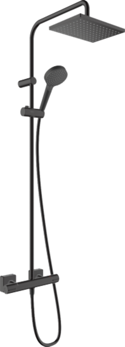 HANSGROHE Vernis Shape Showerpipe 230 1jet EcoSmart s termostatem #26097670 - matná černá