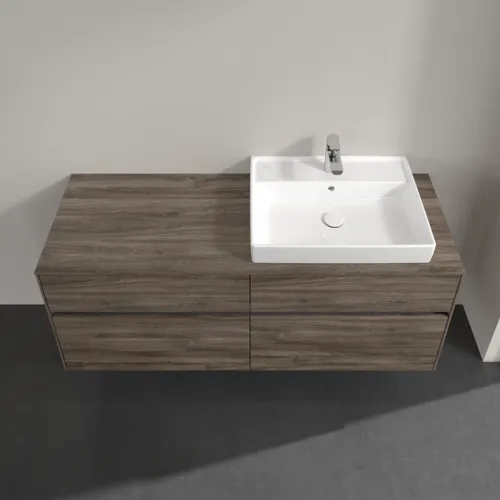 VILLEROY BOCH Toaletní skříňka Collaro, 4 výsuvy, 1400 x 548 x 500 mm, dub kamenný #C08600RK, obrázek 4