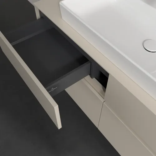 VILLEROY BOCH Toaletní skříňka Collaro, 4 výsuvy, 1200 x 548 x 500 mm, Cashmere Grey / Cashmere Grey #C08700VN, obrázek 7
