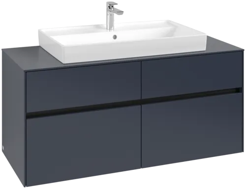 VILLEROY BOCH Collaro toaletní skříňka, 4 zásuvky, 1200 x 548 x 500 mm, Marine Blue / Marine Blue #C08700VQ