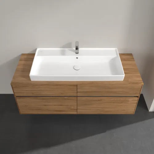 VILLEROY BOCH Toaletní skříňka Collaro, 4 výsuvy, 1400 x 548 x 500 mm, dub Kansas #C09200RH, obrázek 4