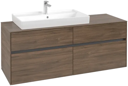 VILLEROY BOCH Toaletní skříňka Collaro, 4 výsuvy, 1400 x 548 x 500 mm, Arizona Oak / Arizona Oak #C08900VH