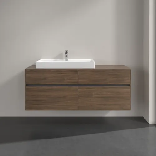 VILLEROY BOCH Toaletní skříňka Collaro, 4 výsuvy, 1400 x 548 x 500 mm, Arizona Oak / Arizona Oak #C08900VH, obrázek 3
