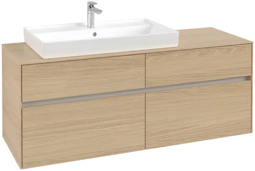 VILLEROY BOCH Toaletní skříňka Collaro, 4 výsuvy, 1400 x 548 x 500 mm, severský dub / severský dub #C08900VJ
