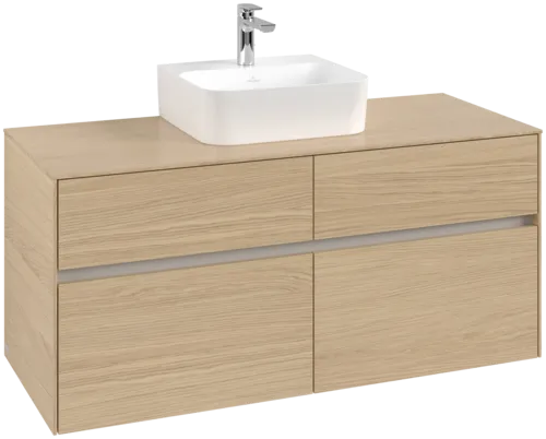 VILLEROY BOCH Toaletní skříňka Collaro, 4 výsuvy, 1200 x 548 x 500 mm, severský dub / severský dub #C09700VJ