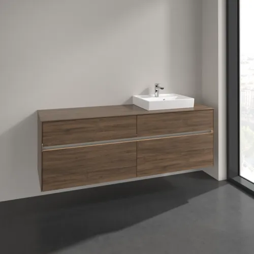VILLEROY BOCH Toaletní skříňka Collaro, s osvětlením, 4 výsuvy, 1600 x 548 x 500 mm, Arizona Oak / Arizona Oak #C079B0VH, obrázek 2