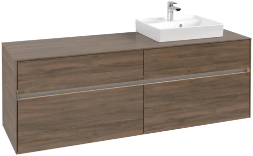 VILLEROY BOCH Toaletní skříňka Collaro, s osvětlením, 4 výsuvy, 1600 x 548 x 500 mm, Arizona Oak / Arizona Oak #C079B0VH