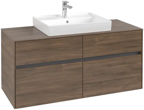 VILLEROY BOCH Toaletní skříňka Collaro, 4 výsuvy, 1200 x 548 x 500 mm, Arizona Oak / Arizona Oak #C08100VH