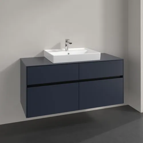 VILLEROY BOCH Collaro toaletní skříňka, 4 zásuvky, 1200 x 548 x 500 mm, Marine Blue / Marine Blue #C08100VQ, obrázek 2