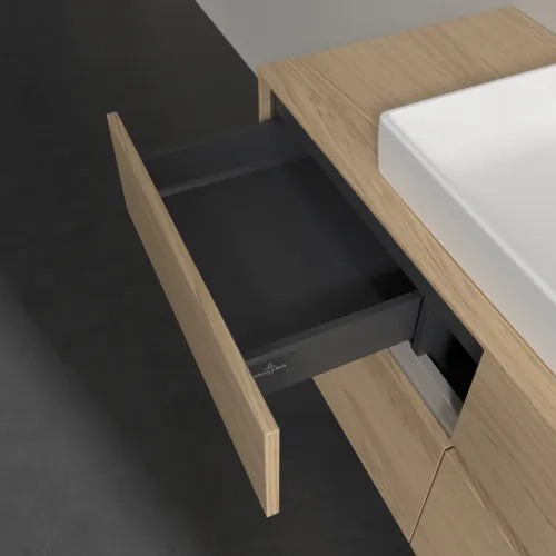 VILLEROY BOCH Toaletní skříňka Collaro, 4 výsuvy, 1200 x 548 x 500 mm, severský dub / severský dub #C08100VJ, obrázek 7