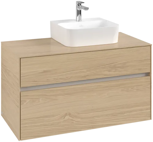 VILLEROY BOCH Toaletní skříňka Collaro, 2 výsuvy, 1000 x 548 x 500 mm, severský dub / severský dub #C09600VJ