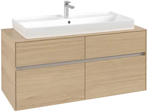 VILLEROY BOCH Toaletní skříňka Collaro, 4 výsuvy, 1200 x 548 x 500 mm, severský dub / severský dub #C09100VJ