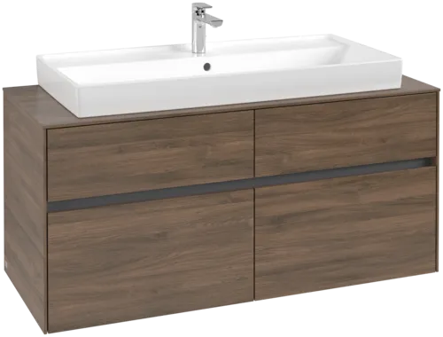 VILLEROY BOCH Toaletní skříňka Collaro, 4 výsuvy, 1200 x 548 x 500 mm, Arizona Oak / Arizona Oak #C09100VH
