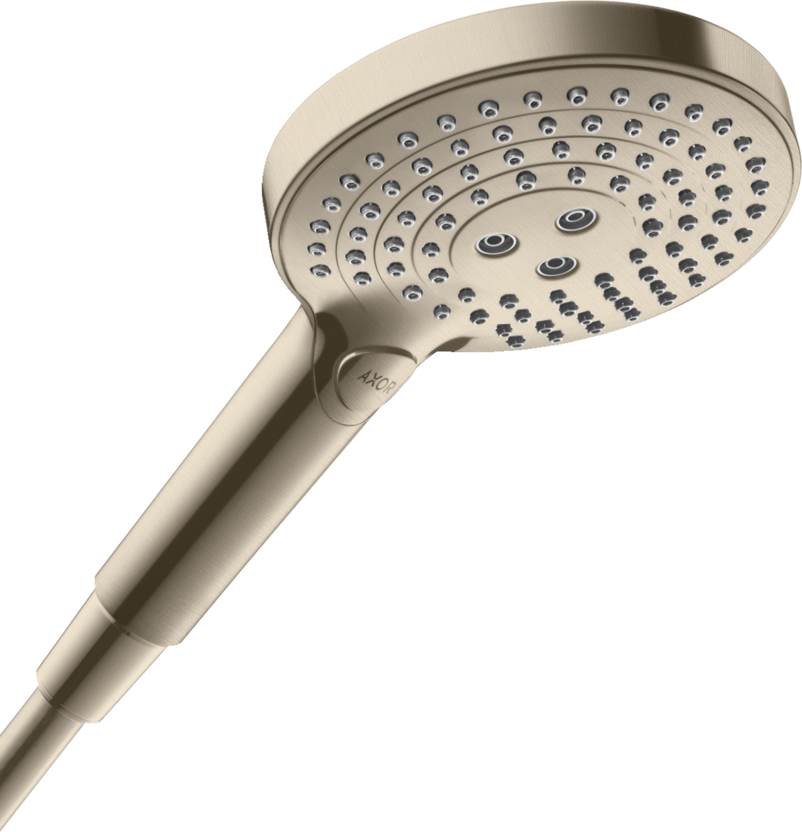 HANSGROHE Ruční sprcha AXOR ShowerSolutions 120 3jet EcoSmart #26051820 - kartáčovaný nikl