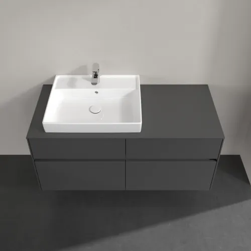 VILLEROY BOCH Collaro toaletní skříňka, s osvětlením, 4 výsuvy, 1200 x 548 x 500 mm, lesklá šedá / lesklá šedá #C082B0FP, obrázek 4