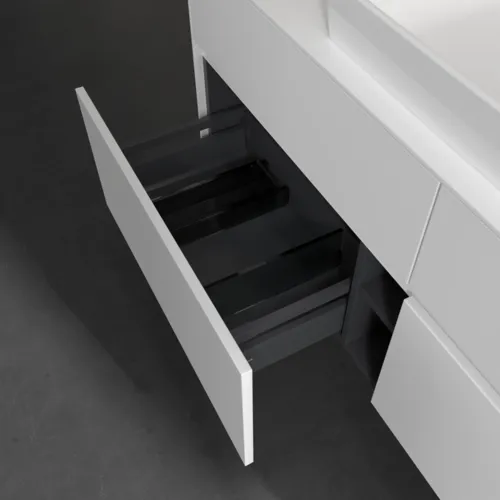 VILLEROY BOCH Toaletní skříňka Collaro, s osvětlením, 4 výsuvy, 1400 x 548 x 500 mm, bílá matná / bílá matná #C084B0MS, obrázek 7