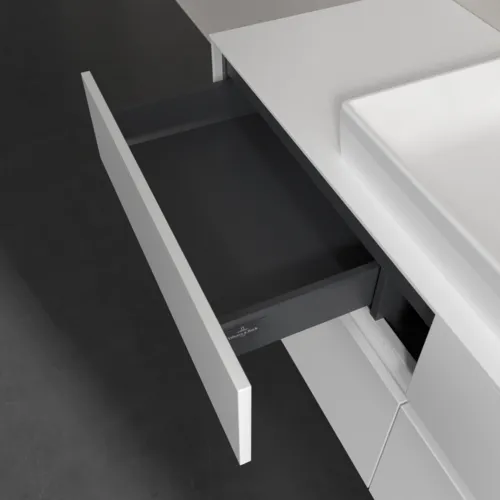 VILLEROY BOCH Toaletní skříňka Collaro, s osvětlením, 4 výsuvy, 1400 x 548 x 500 mm, bílá matná / bílá matná #C084B0MS, obrázek 8
