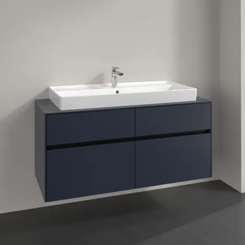 VILLEROY BOCH Collaro toaletní skříňka, 4 zásuvky, 1200 x 548 x 500 mm, Marine Blue / Marine Blue #C09100VQ, obrázek 2