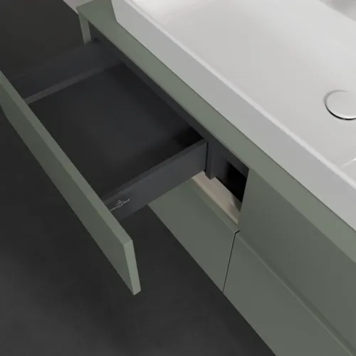 VILLEROY BOCH Toaletní skříňka Collaro, s osvětlením, 4 výsuvy, 1200 x 548 x 500 mm, Soft Green / Soft Green #C091B0AF, obrázek 8