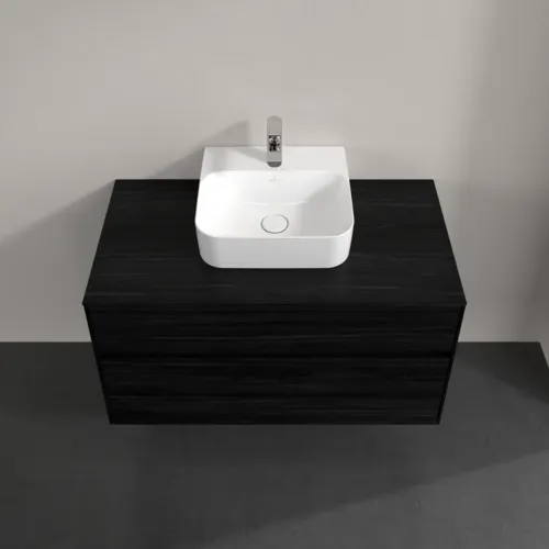 VILLEROY BOCH Toaletní skříňka Collaro, 2 výsuvy, 1000 x 548 x 500 mm, černý dub / černý dub #C09400AB, obrázek 4