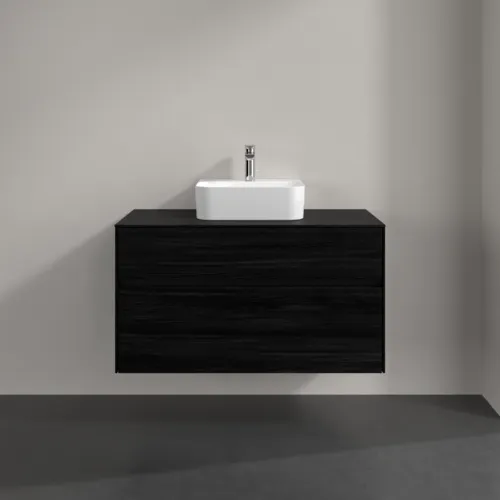 VILLEROY BOCH Toaletní skříňka Collaro, 2 výsuvy, 1000 x 548 x 500 mm, černý dub / černý dub #C09400AB, obrázek 3