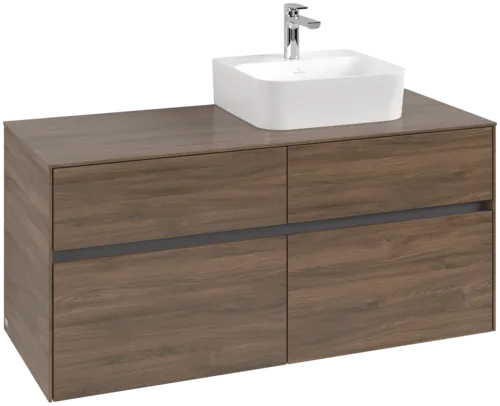 VILLEROY BOCH Toaletní skříňka Collaro, 4 výsuvy, 1200 x 548 x 500 mm, Arizona Oak / Arizona Oak #C09900VH