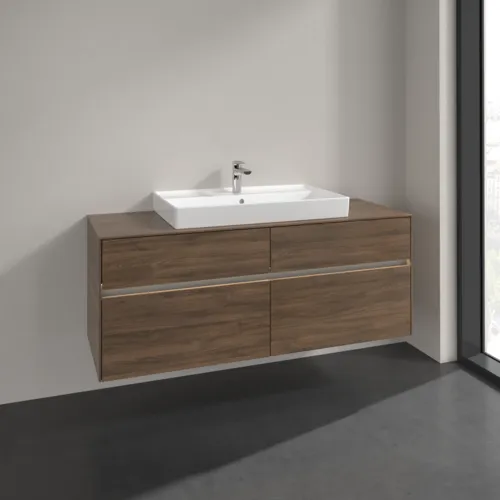 VILLEROY BOCH Toaletní skříňka Collaro, s osvětlením, 4 výsuvy, 1400 x 548 x 500 mm, Arizona Oak / Arizona Oak #C088B0VH, obrázek 2