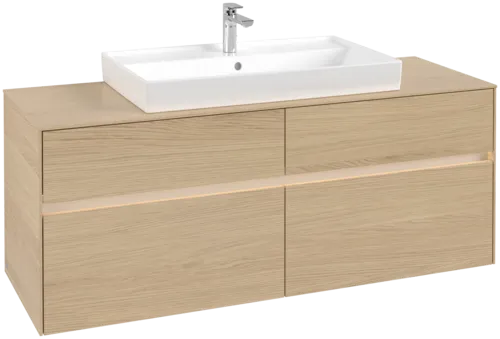 VILLEROY BOCH Toaletní skříňka Collaro, s osvětlením, 4 výsuvy, 1400 x 548 x 500 mm, severský dub / severský dub #C088B0VJ