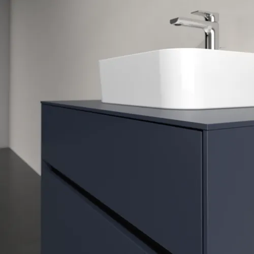 VILLEROY BOCH Collaro toaletní skříňka, s osvětlením, 2 výsuvy, 800 x 548 x 500 mm, Marine Blue / Marine Blue #C093B0VQ, obrázek 6