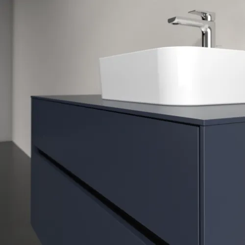 VILLEROY BOCH Collaro toaletní skříňka, s osvětlením, 2 výsuvy, 1000 x 548 x 500 mm, Marine Blue / Marine Blue #C096B0VQ, obrázek 6