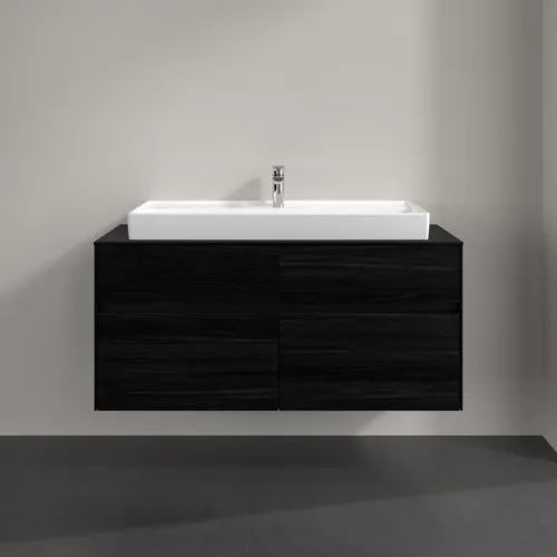 VILLEROY BOCH Toaletní skříňka Collaro, 4 výsuvy, 1200 x 548 x 500 mm, černý dub / černý dub #C09100AB, obrázek 3