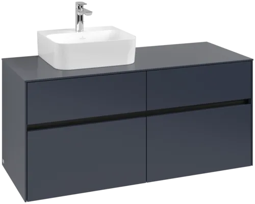 VILLEROY BOCH Collaro toaletní skříňka, 4 zásuvky, 1200 x 548 x 500 mm, Marine Blue / Marine Blue #C09800VQ