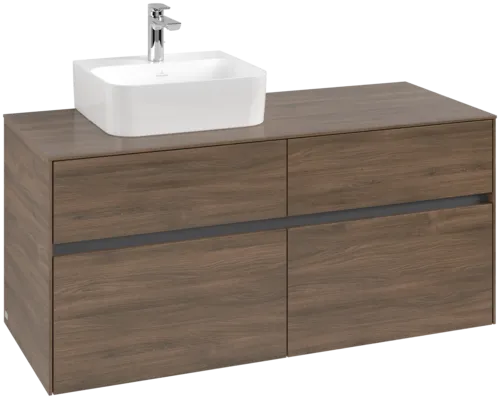 VILLEROY BOCH Toaletní skříňka Collaro, 4 výsuvy, 1200 x 548 x 500 mm, Arizona Oak / Arizona Oak #C09800VH