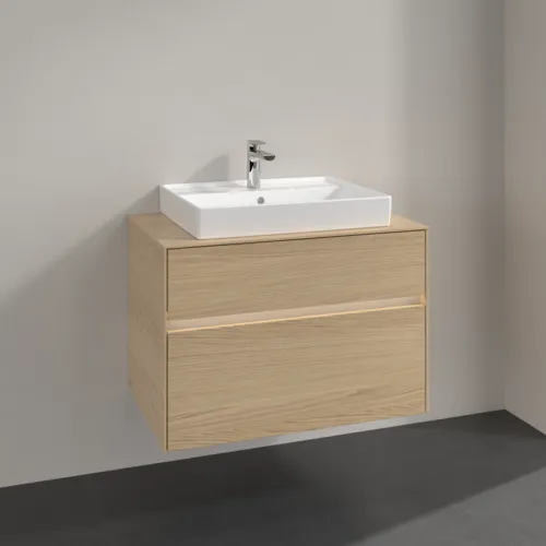 VILLEROY BOCH Toaletní skříňka Collaro, s osvětlením, 2 výsuvy, 800 x 548 x 500 mm, severský dub / severský dub #C080B0VJ, obrázek 2