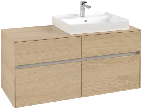 VILLEROY BOCH Toaletní skříňka Collaro, 4 výsuvy, 1200 x 548 x 500 mm, severský dub / severský dub #C08300VJ