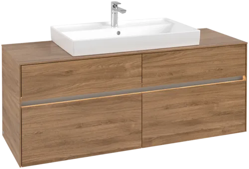 VILLEROY BOCH Toaletní skříňka Collaro, s osvětlením, 4 výsuvy, 1400 x 548 x 500 mm, dub Kansas #C088B0RH