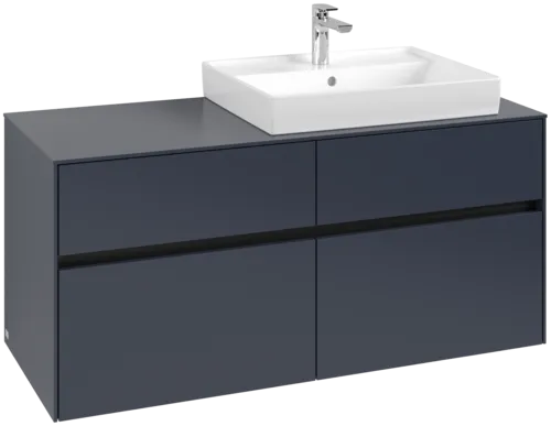 VILLEROY BOCH Collaro toaletní skříňka, 4 zásuvky, 1200 x 548 x 500 mm, Marine Blue / Marine Blue #C08300VQ