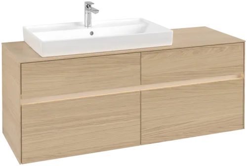 VILLEROY BOCH Toaletní skříňka Collaro, s osvětlením, 4 výsuvy, 1400 x 548 x 500 mm, severský dub / severský dub #C089B0VJ
