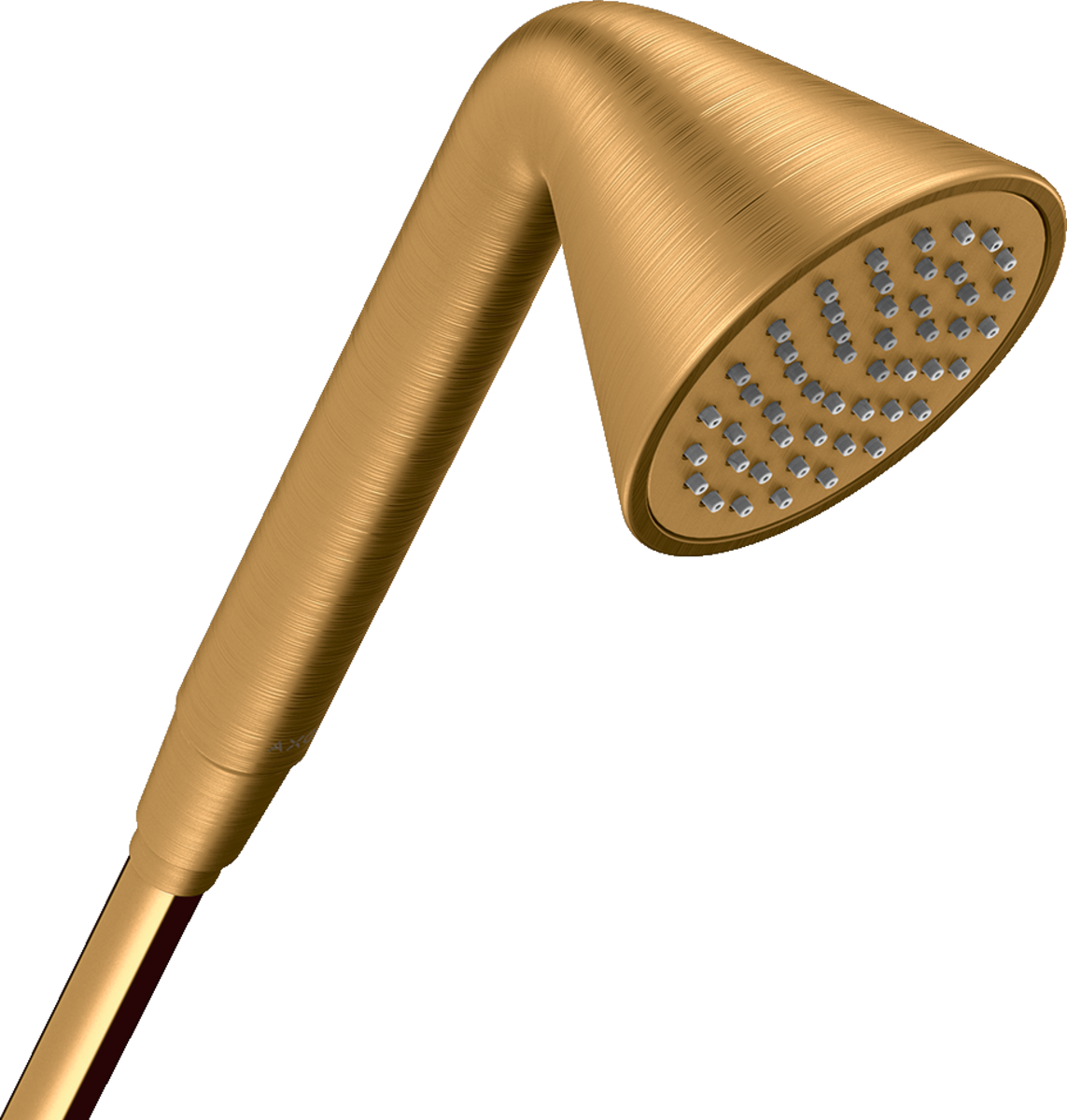 HANSGROHE AXOR Sprchy/přední ruční sprcha 85 1jet EcoSmart #26025250 - Brushed Gold Optic