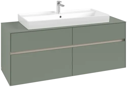 VILLEROY BOCH Toaletní skříňka Collaro, 4 výsuvy, 1400 x 548 x 500 mm, Soft Green / Soft Green #C09200AF