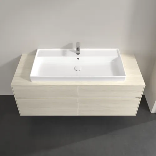 VILLEROY BOCH Toaletní skříňka Collaro, 4 výsuvy, 1400 x 548 x 500 mm, bílý dub / bílý dub #C09200AA, obrázek 4