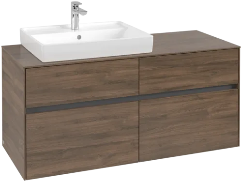 VILLEROY BOCH Toaletní skříňka Collaro, 4 výsuvy, 1200 x 548 x 500 mm, Arizona Oak / Arizona Oak #C08200VH