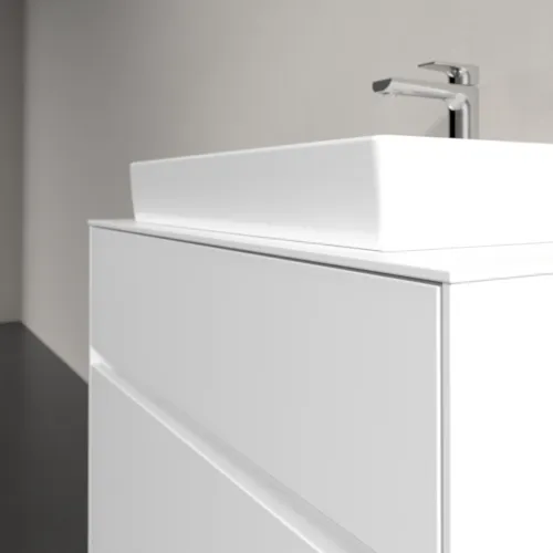 VILLEROY BOCH Toaletní skříňka Collaro, 2 výsuvy, 800 x 548 x 500 mm, bílá matná / bílá matná #C08000MS, obrázek 5