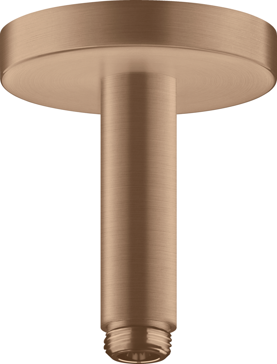 HANSGROHE AXOR Sprchová řešení stropní připojení 100 mm #26432310 - Brushed Red Gold